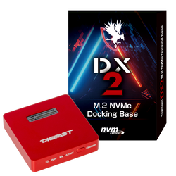 Digifast M.2 NVMe SSD Docking Base, USB3.2 GEN2 Type-C (10 Gbps), Lightweight, Portable Design - Red